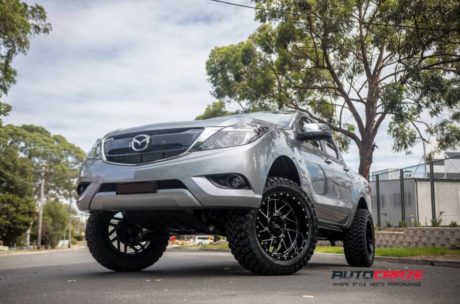 MAZDA BT 50 MO985 GLOSS BLACK MACHINED